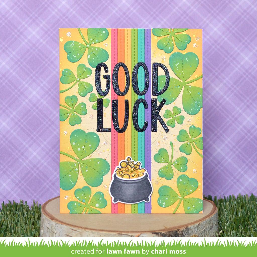 Lawn Fawn - Lawn Cuts - Lucky Clovers-ScrapbookPal