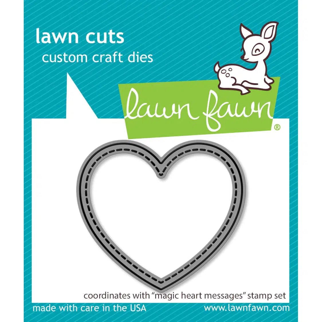 Lawn Fawn - Lawn Cuts - Magic Heart Messages-ScrapbookPal