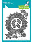Lawn Fawn - Lawn Cuts - Magic Iris Holly Wreath Add-On-ScrapbookPal
