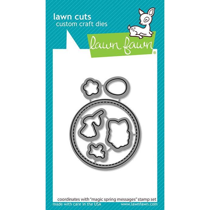 Lawn Fawn - Lawn Cuts - Magic Spring Messages-ScrapbookPal