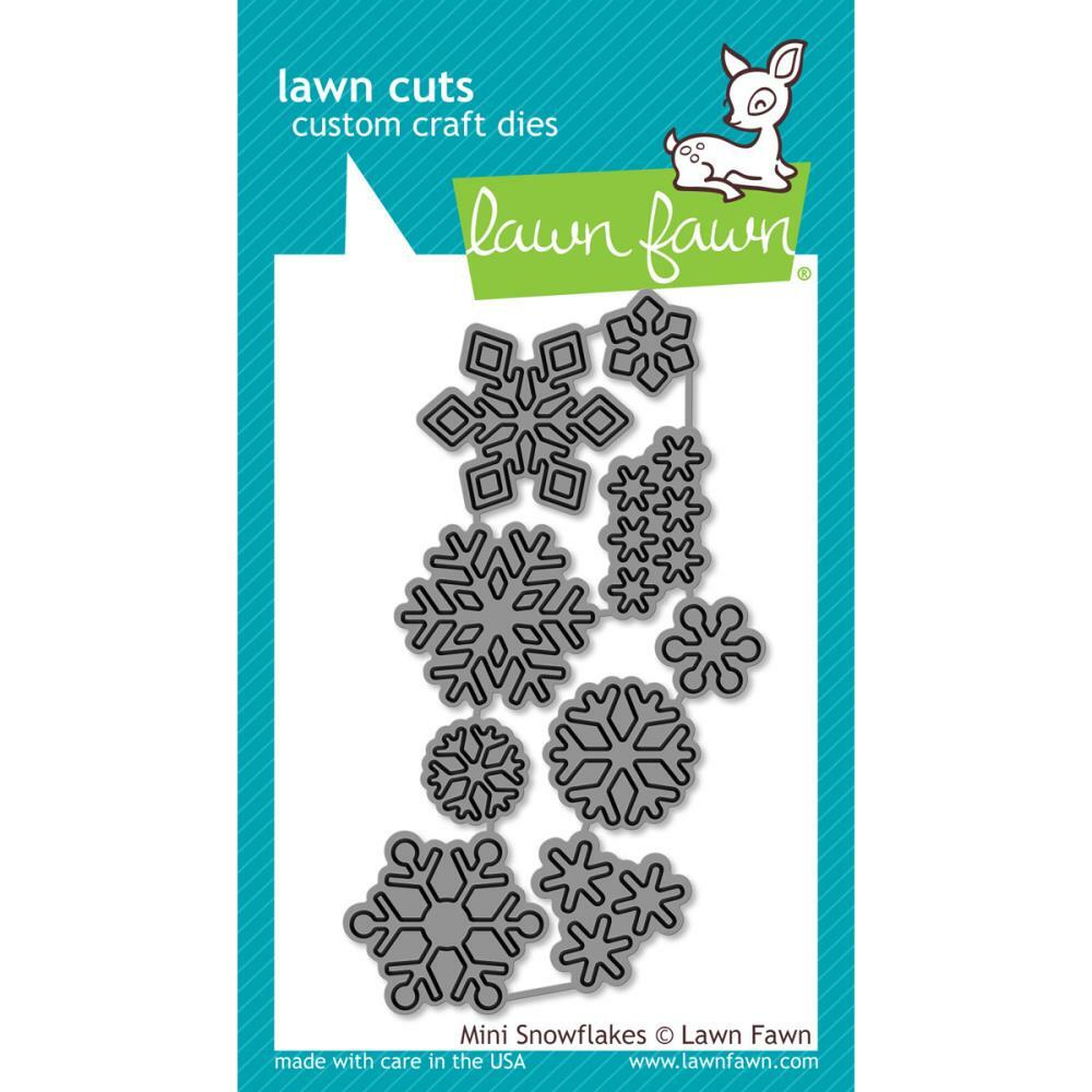 Lawn Fawn - Lawn Cuts - Mini Snowflakes-ScrapbookPal