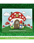 Lawn Fawn - Lawn Cuts - Mushroom House-ScrapbookPal