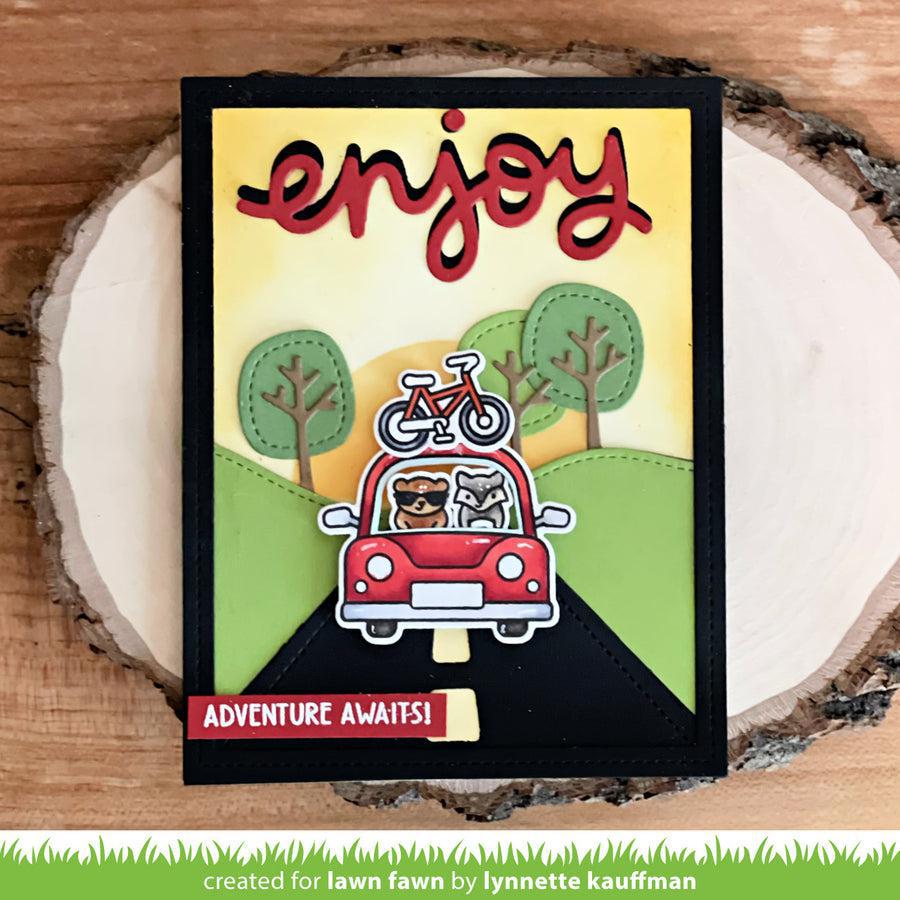 Lawn Fawn - Lawn Cuts - On the Road-ScrapbookPal