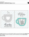 Lawn Fawn - Lawn Cuts - Outside In Stitched Mug-ScrapbookPal