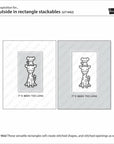 Lawn Fawn - Lawn Cuts - Outside In Stitched Rectangle Stackables-ScrapbookPal
