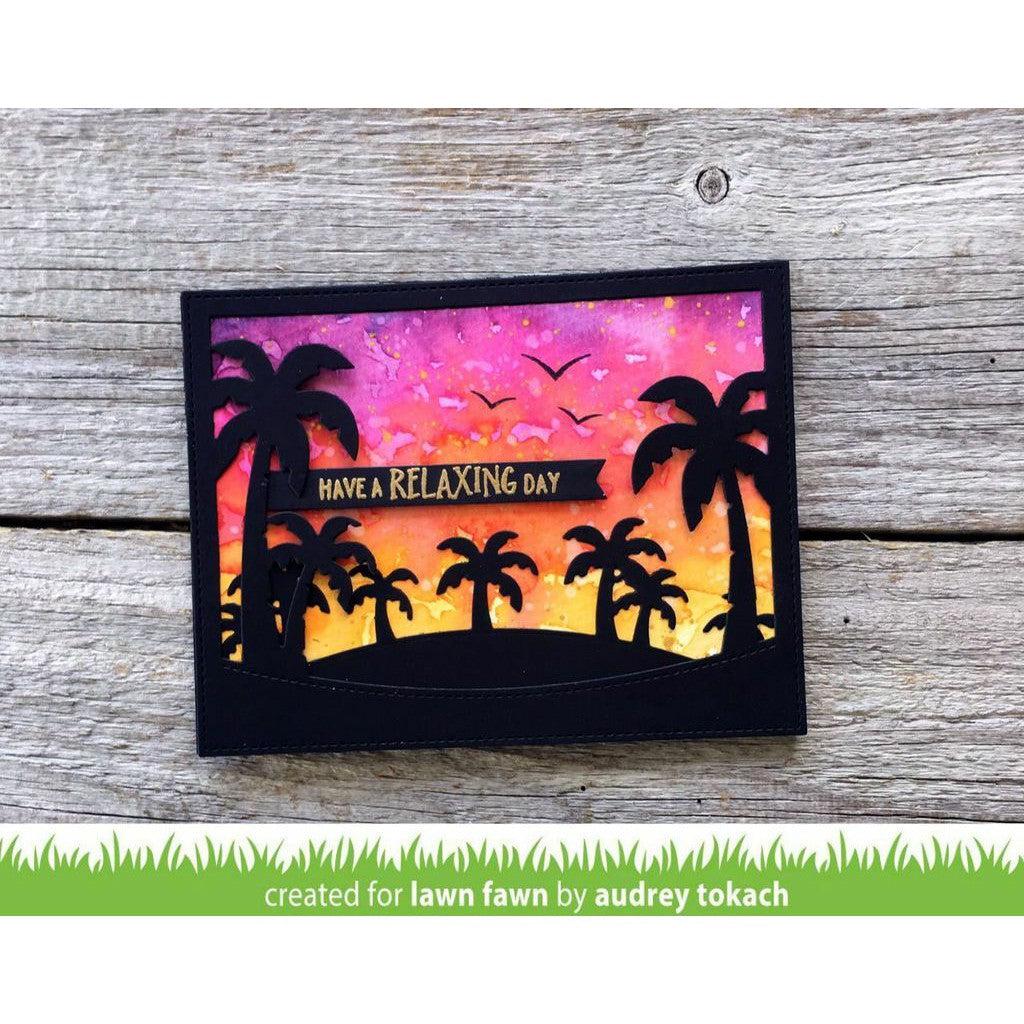Lawn Fawn - Lawn Cuts - Palm Tree Border-ScrapbookPal