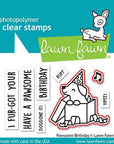 Lawn Fawn - Lawn Cuts - Pawsome Birthday-ScrapbookPal