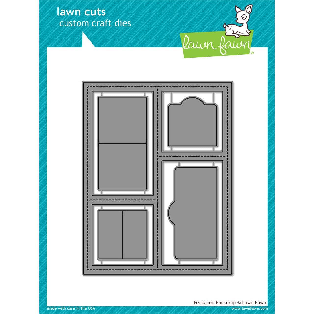 Lawn Fawn - Lawn Cuts - Peekaboo Backdrop-ScrapbookPal