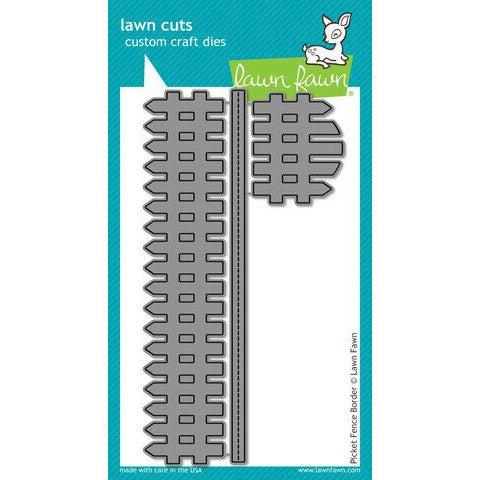 Lawn Fawn - Lawn Cuts - Picket Fence Border-ScrapbookPal