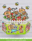 Lawn Fawn - Lawn Cuts - Platform Pop-Up Picket Fence Wrap Around-ScrapbookPal