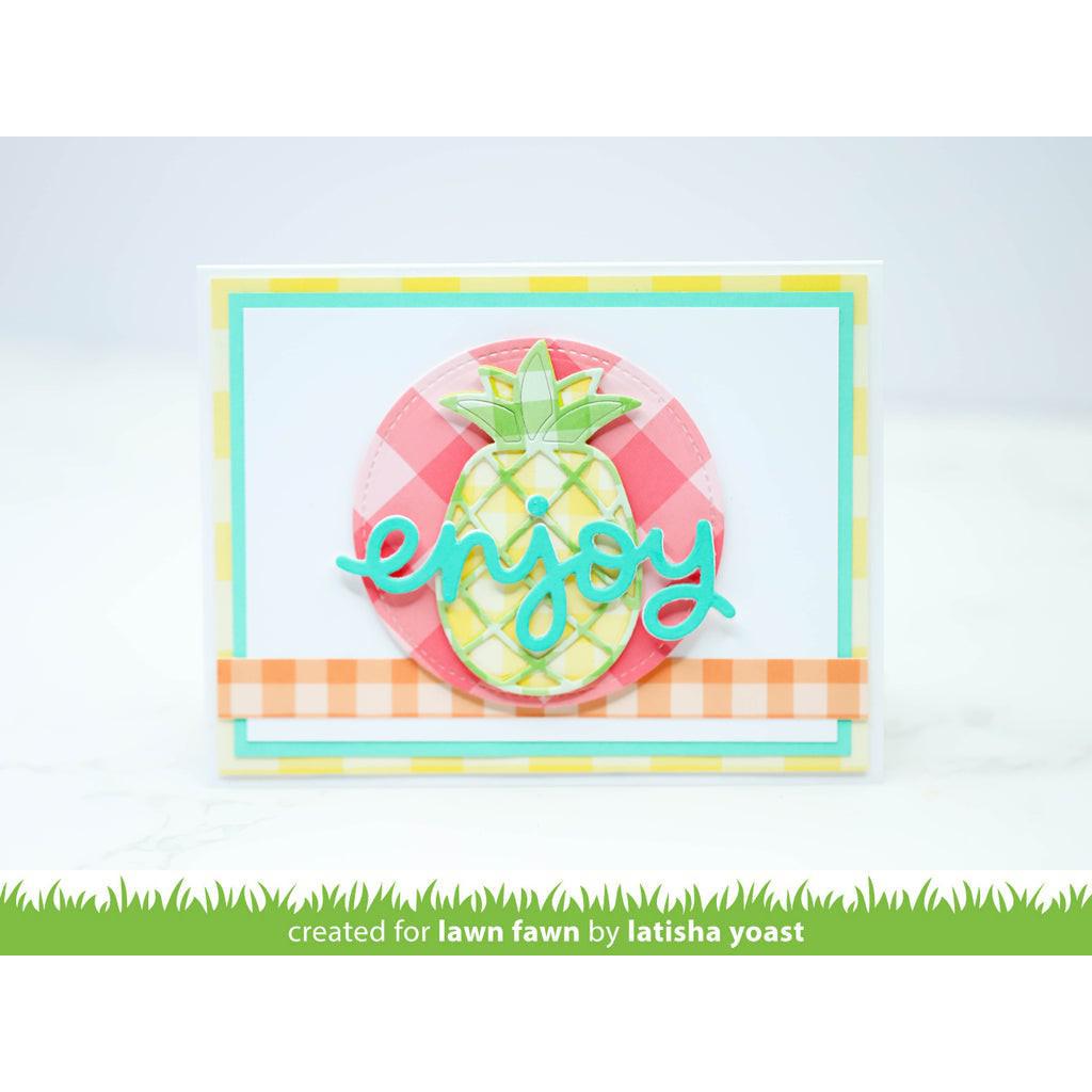 Lawn Fawn - Lawn Cuts - Playful Pineapple-ScrapbookPal