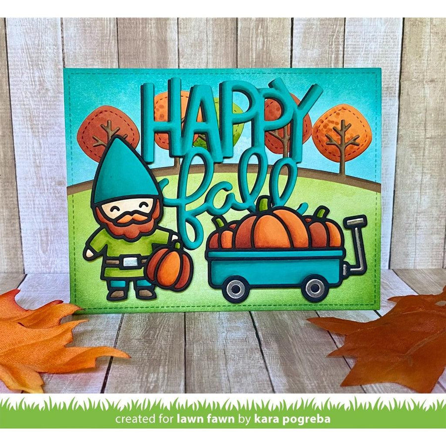 Lawn Fawn - Lawn Cuts - Pumpkin Wagon-ScrapbookPal