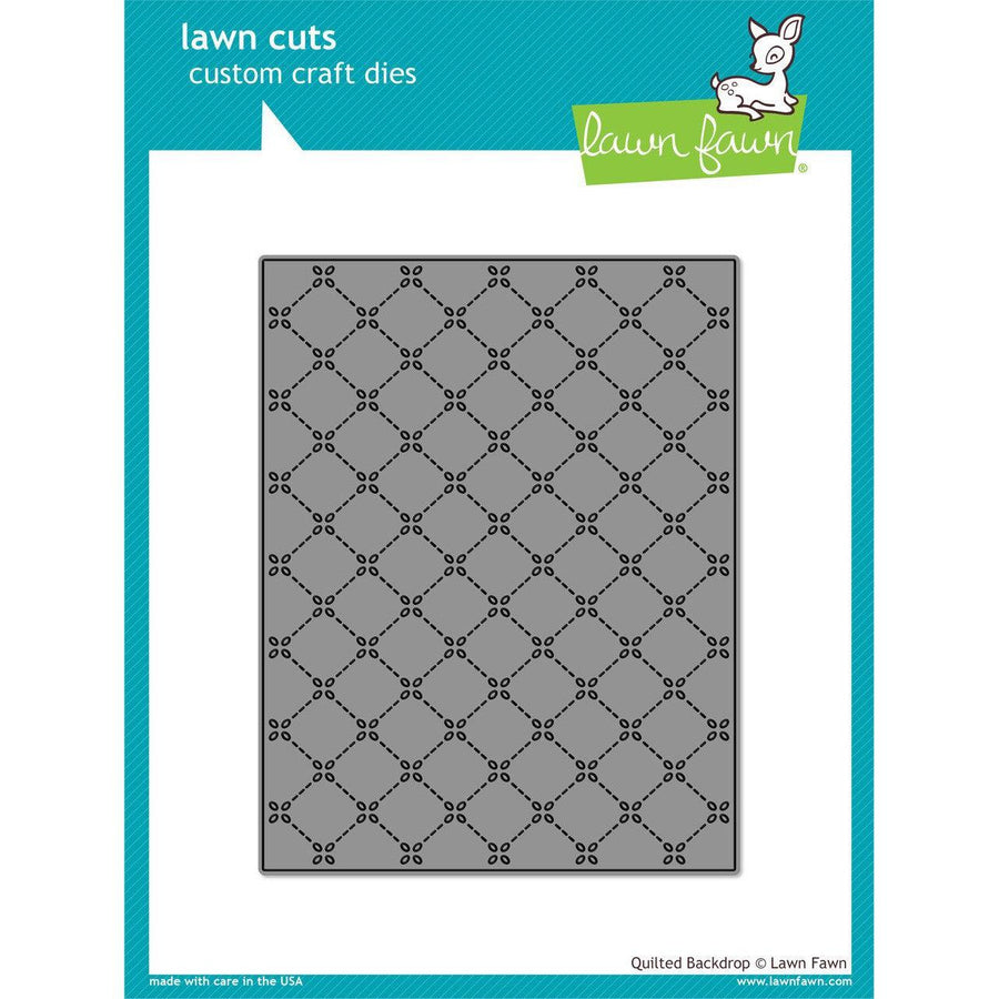 Lawn Fawn - Lawn Cuts - Quilted Backdrop-ScrapbookPal