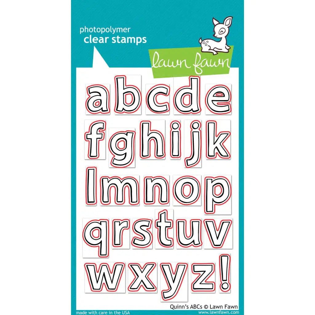 Lawn Fawn - Lawn Cuts - Quinn's ABCs-ScrapbookPal