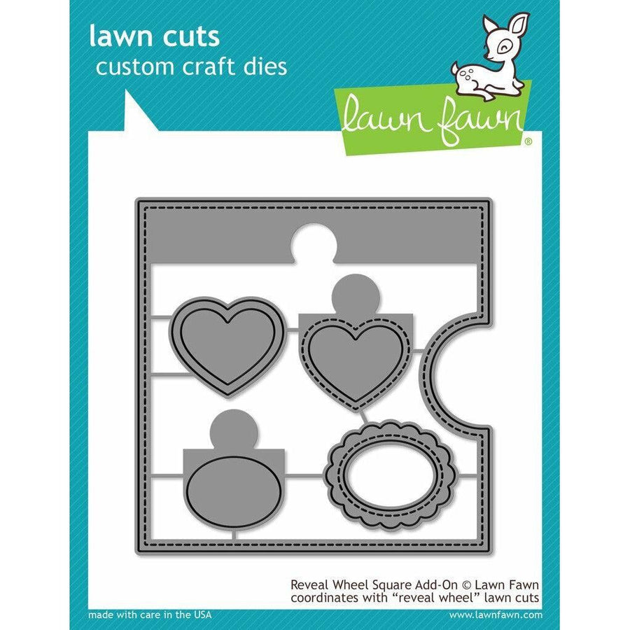 Lawn Fawn - Lawn Cuts - Reveal Wheel Square Add-On-ScrapbookPal