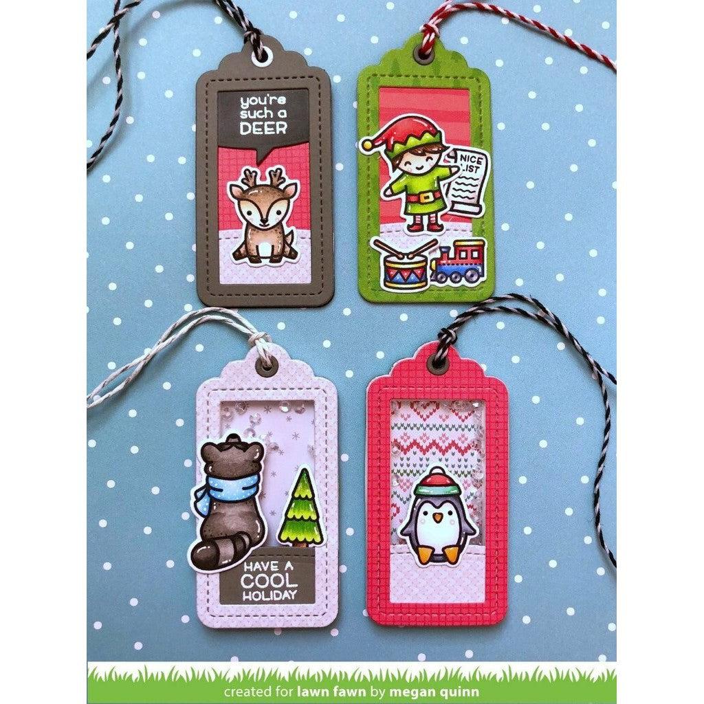 Lawn Fawn - Lawn Cuts - Say What? Gift Tags-ScrapbookPal