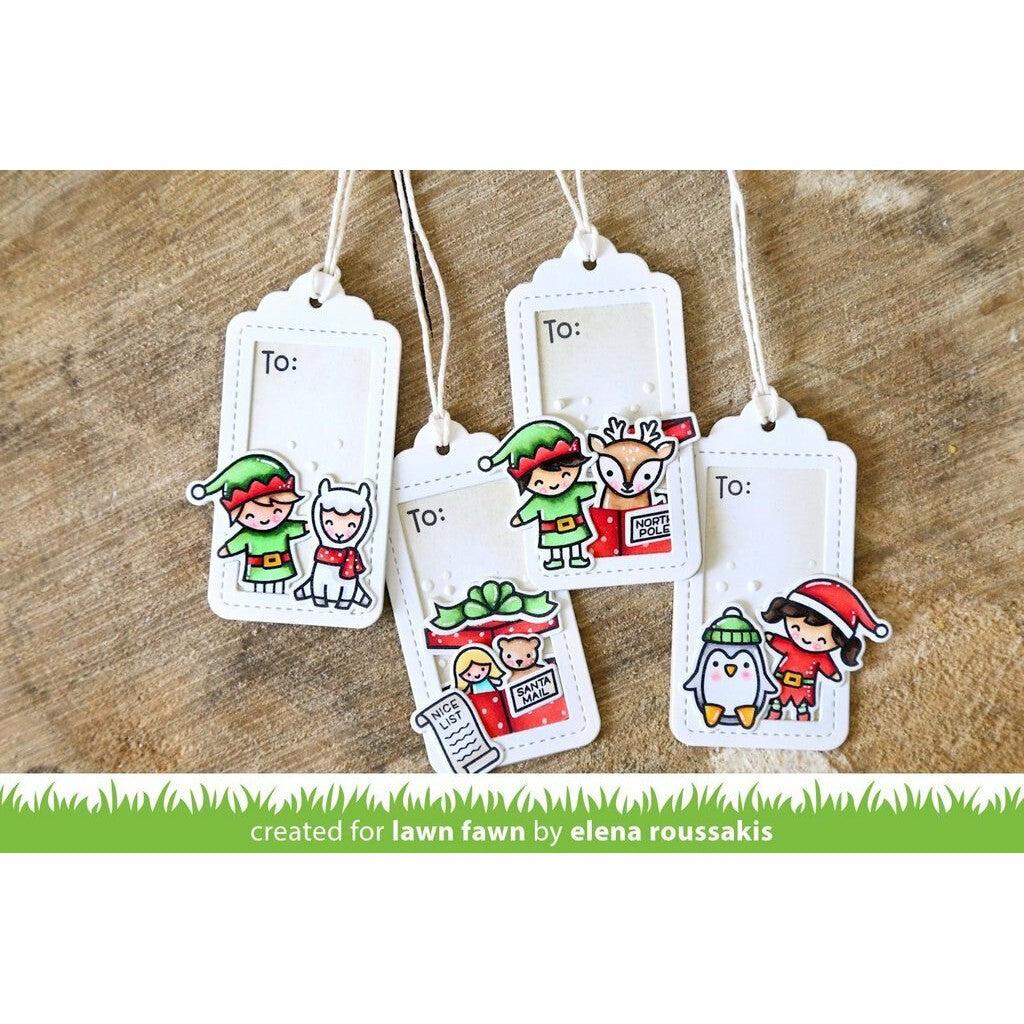 Lawn Fawn - Lawn Cuts - Say What? Gift Tags-ScrapbookPal