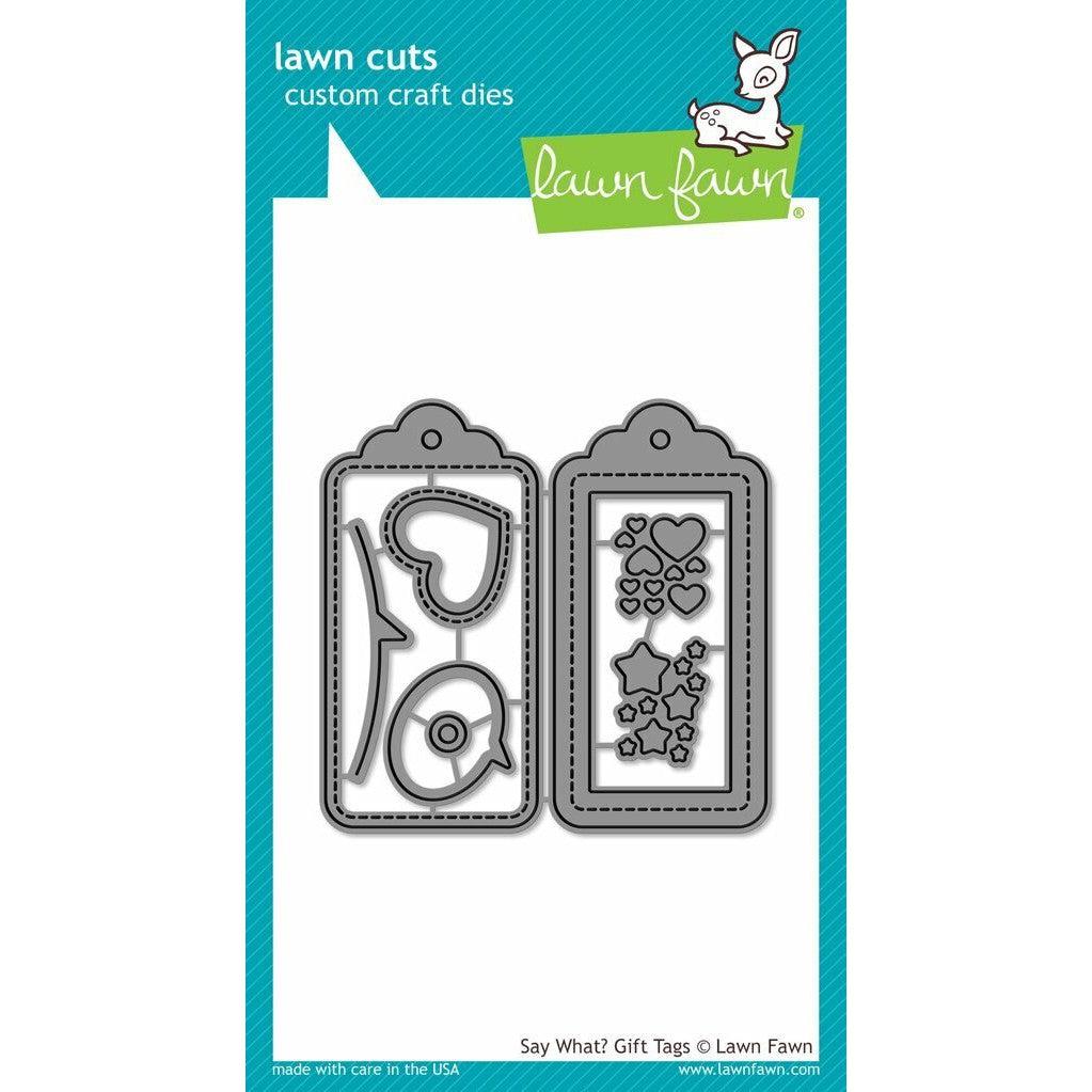 Lawn Fawn - Lawn Cuts - Say What? Gift Tags-ScrapbookPal