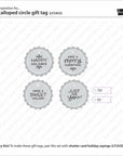 Lawn Fawn - Lawn Cuts - Scalloped Circle Gift Tag-ScrapbookPal