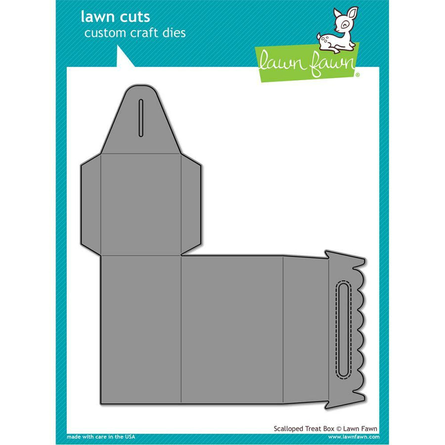 Lawn Fawn - Lawn Cuts - Scalloped Treat Box-ScrapbookPal