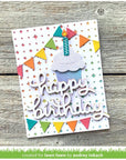 Lawn Fawn - Lawn Cuts - Scripty Birthday-ScrapbookPal