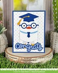 Lawn Fawn - Lawn Cuts - Scripty Congrats Outline Add-On-ScrapbookPal