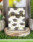 Lawn Fawn - Lawn Cuts - Scripty Congrats Outline Add-On-ScrapbookPal