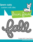 Lawn Fawn - Lawn Cuts - Scripty Fall-ScrapbookPal