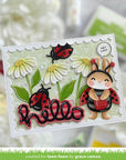 Lawn Fawn - Lawn Cuts - Scripty Hello Outline Add-On-ScrapbookPal