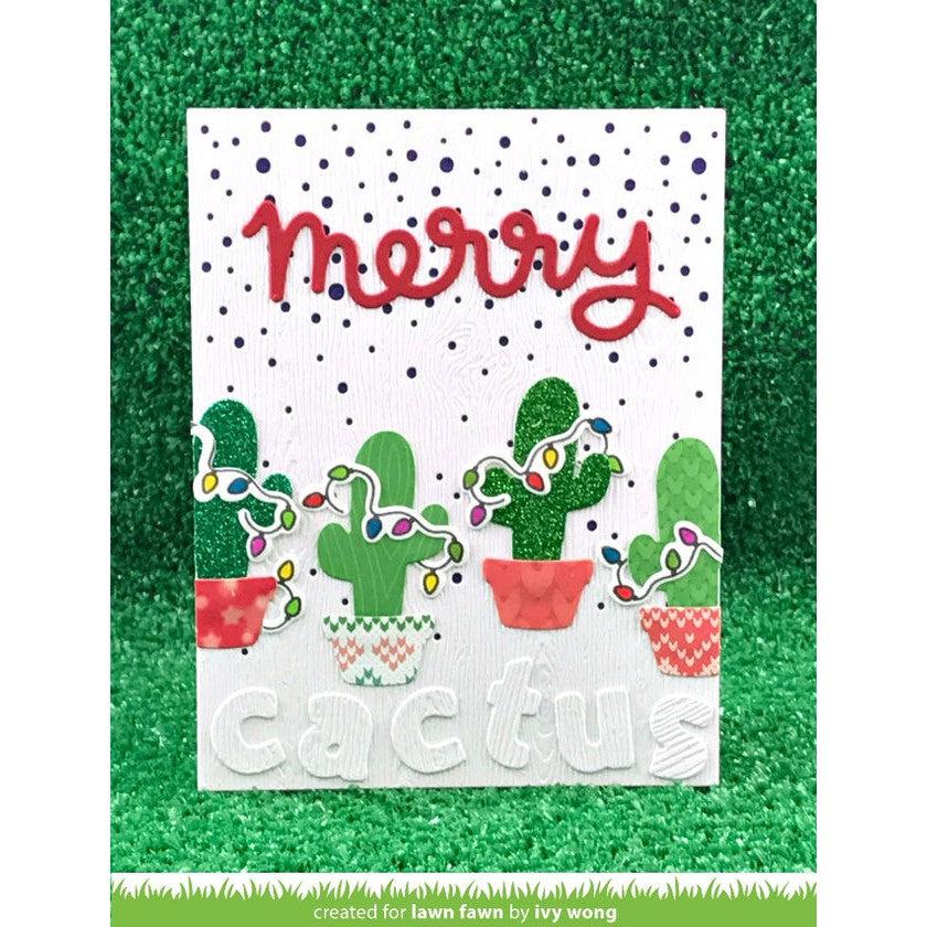 Lawn Fawn - Lawn Cuts - Scripty Merry-ScrapbookPal