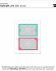 Lawn Fawn - Lawn Cuts - Simple Gift Card Slots-ScrapbookPal