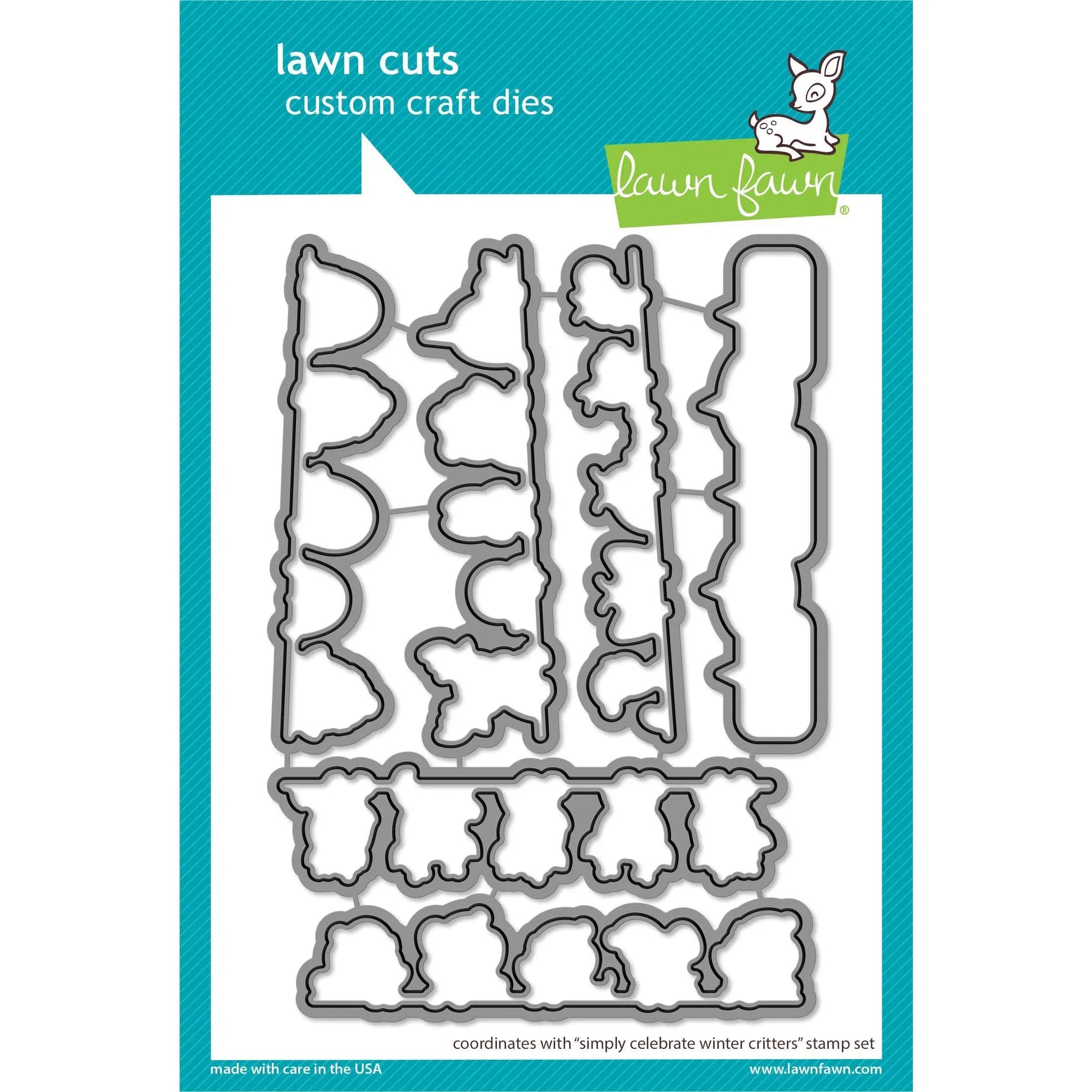 Lawn Fawn - Lawn Cuts - Simply Celebrate Winter Critters-ScrapbookPal