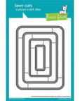 Lawn Fawn - Lawn Cuts - Small Stitched Rounded Rectangle Stackables-ScrapbookPal