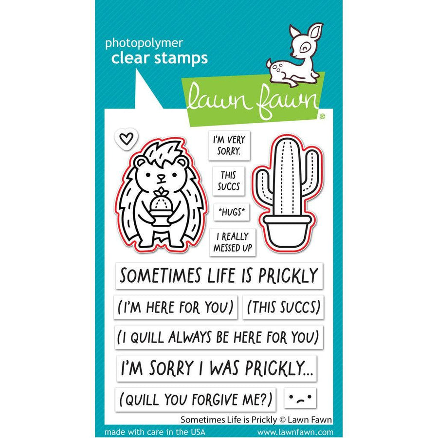 Lawn Fawn - Lawn Cuts - Sometimes Life Is Prickly-ScrapbookPal