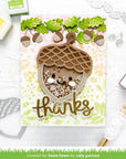 Lawn Fawn - Lawn Cuts - Stitched Acorn Frame-ScrapbookPal
