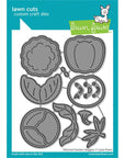 Lawn Fawn - Lawn Cuts - Stitched Garden Veggies-ScrapbookPal