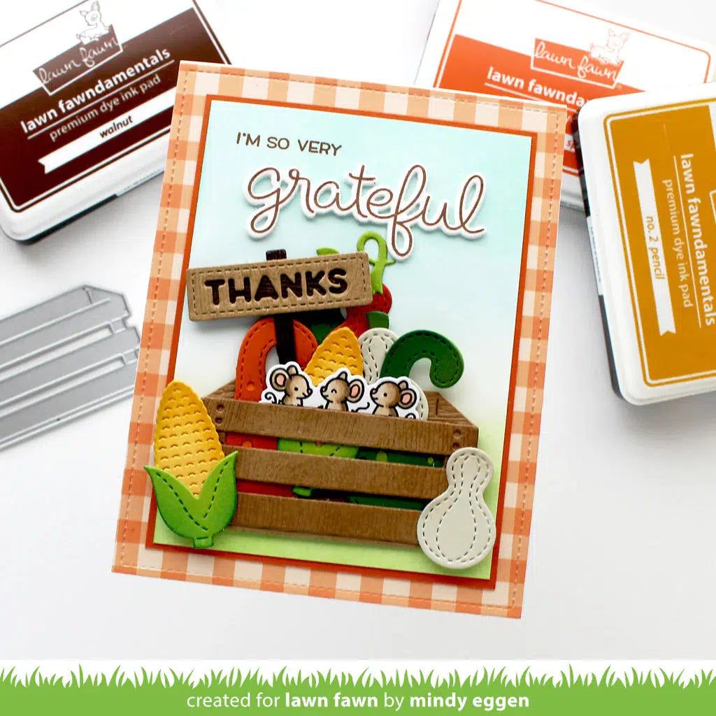 Lawn Fawn - Lawn Cuts - Stitched Gourds-ScrapbookPal
