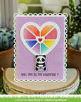 Lawn Fawn - Lawn Cuts - Stitched Happy Heart Geo Frame Add-On-ScrapbookPal