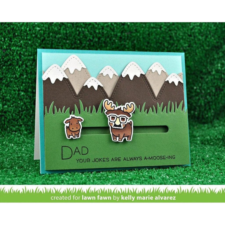 Lawn Fawn - Lawn Cuts - Stitched Mountain Border