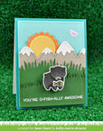 Lawn Fawn - Lawn Cuts - Stitched Mountain Border-ScrapbookPal