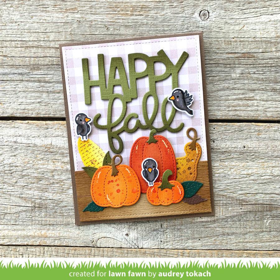 Lawn Fawn - Lawn Cuts - Stitched Pumpkins-ScrapbookPal