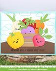 Lawn Fawn - Lawn Cuts - Stitched Root Veggies-ScrapbookPal