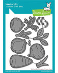 Lawn Fawn - Lawn Cuts - Stitched Root Veggies-ScrapbookPal