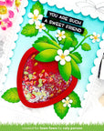Lawn Fawn - Lawn Cuts - Stitched Strawberry Frame-ScrapbookPal