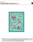 Lawn Fawn - Lawn Cuts - String of Lights Backdrop Extra Bulbs Add-On-ScrapbookPal