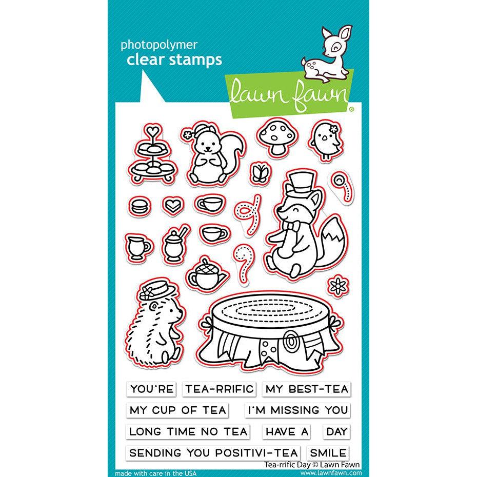 Lawn Fawn - Lawn Cuts - Tea-Rrific Day-ScrapbookPal