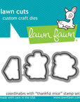 Lawn Fawn - Lawn Cuts - Thankful Mice-ScrapbookPal