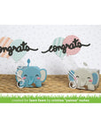 Lawn Fawn - Lawn Cuts - Tiny Gift Box Elephant Add-On-ScrapbookPal