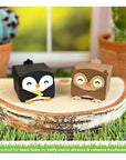 Lawn Fawn - Lawn Cuts - Tiny Gift Box Owl And Penguin Add-On-ScrapbookPal
