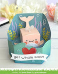 Lawn Fawn - Lawn Cuts - Tiny Gift Box Whale and Dolphin Add-On-ScrapbookPal